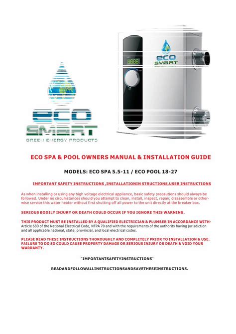 owners manual installation guide Reader