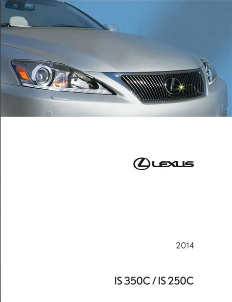 owners manual lexus is250c Reader