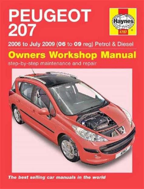 owners manual peugeot 207 service manual repair PDF