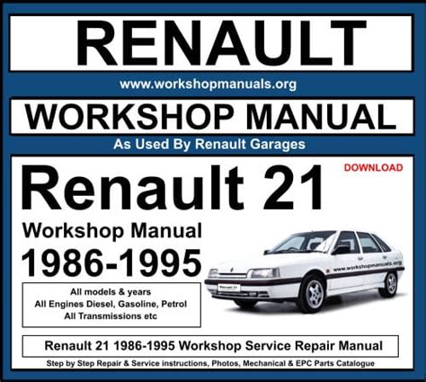 owners manual renault 21 Epub