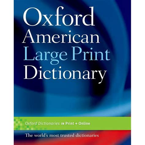 oxford american large print dictionary Reader