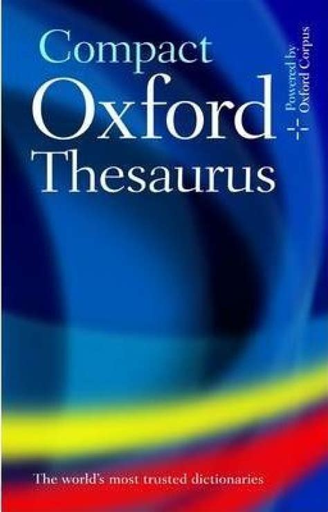oxford compact thesaurus third edition PDF