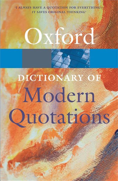 oxford dictionary of modern quotations Reader