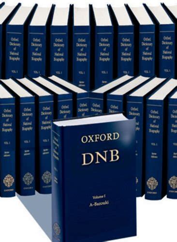 oxford dictionary of national biography plus index of contributors 60 volumes Reader