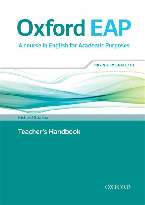 oxford eap b1 teachers book dvd and audio cd pack PDF