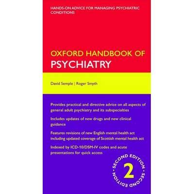 oxford handbook of psychiatry 2nd edition PDF