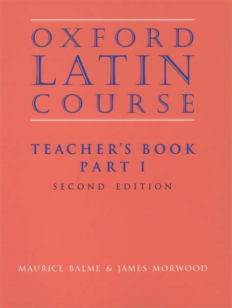 oxford latin course teachers book part 1 Kindle Editon