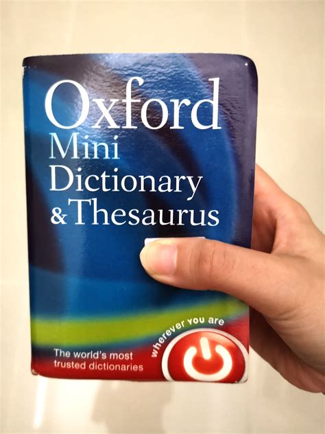 oxford mini dictionary and thesaurus Reader