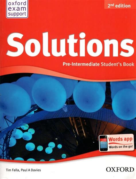 oxford solutions intermediate workbook 2nd edition PDF