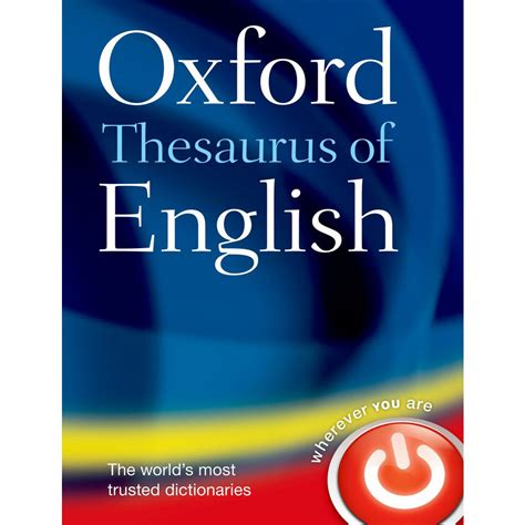 oxford thesaurus of english Kindle Editon