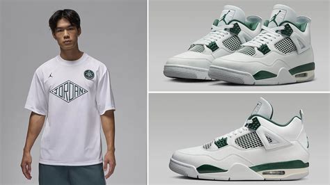 oxidized green jordan 4 shirts