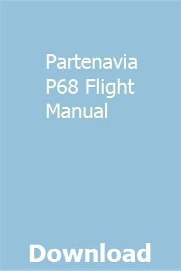 p68 flight manual pdf Kindle Editon