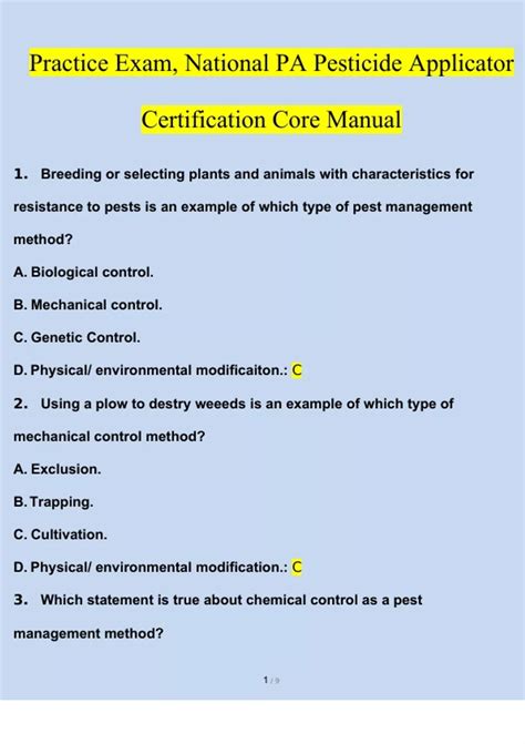 pa pesticide license test Reader