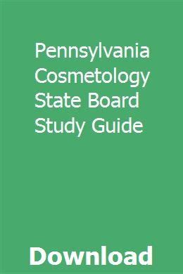 pa state board cosmetology Epub