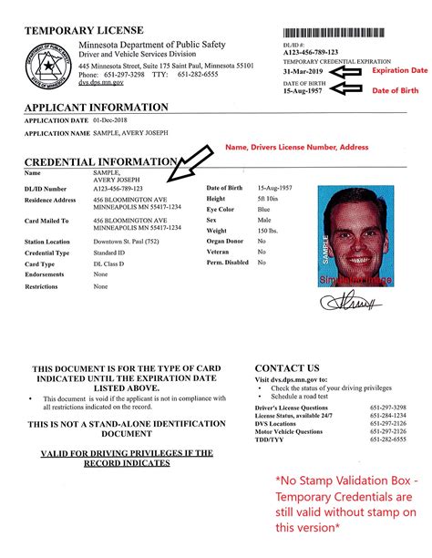 pa temporary drivers license paper template Reader
