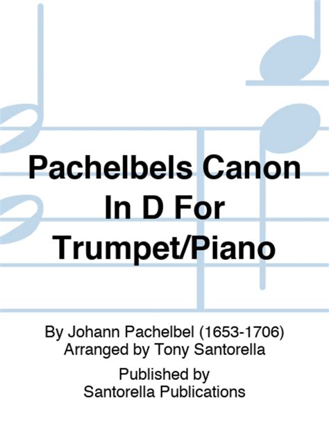 pachelbel canon in d trumpet and piano Doc