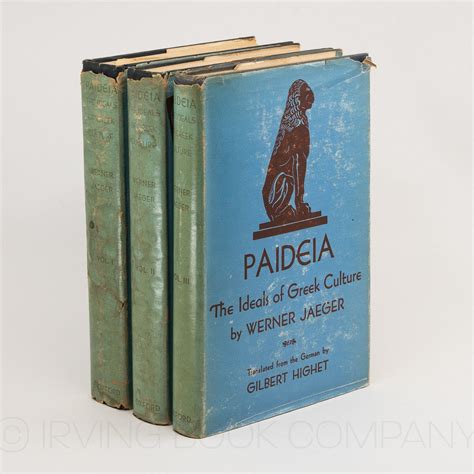 paideia the ideals of greek culture three volumes Doc