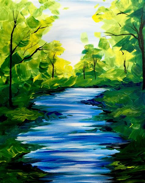 painting acrylic landscapes the easy way brush with acrylics Reader