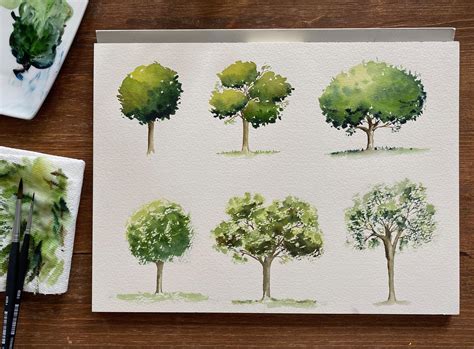 painting watercolour trees the easy way Epub