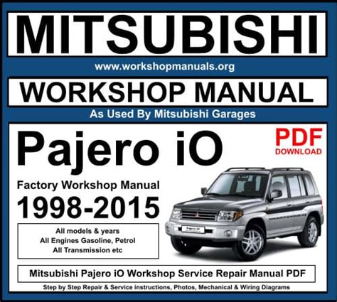 pajero 93 workshop manual Doc