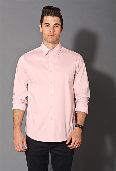 pale pink dress shirt mens