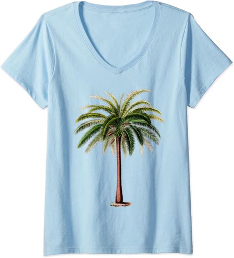 palm tree women's shirt