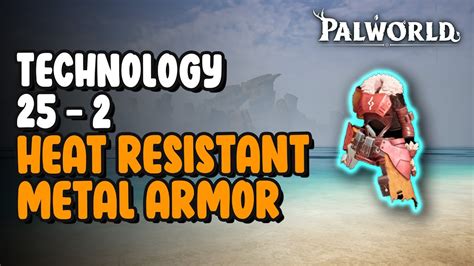 palworld heat resistant armor not enough