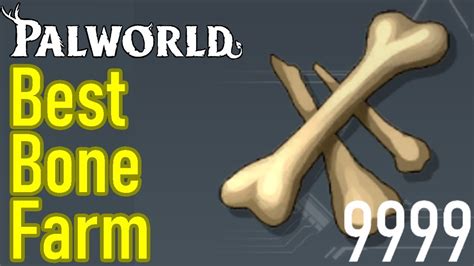 palworld how to get bones