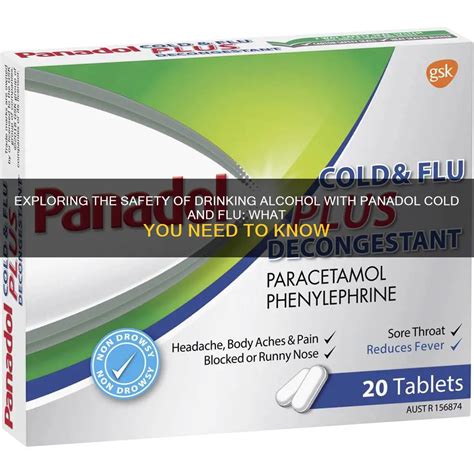 panadol cold and flu with alcohol