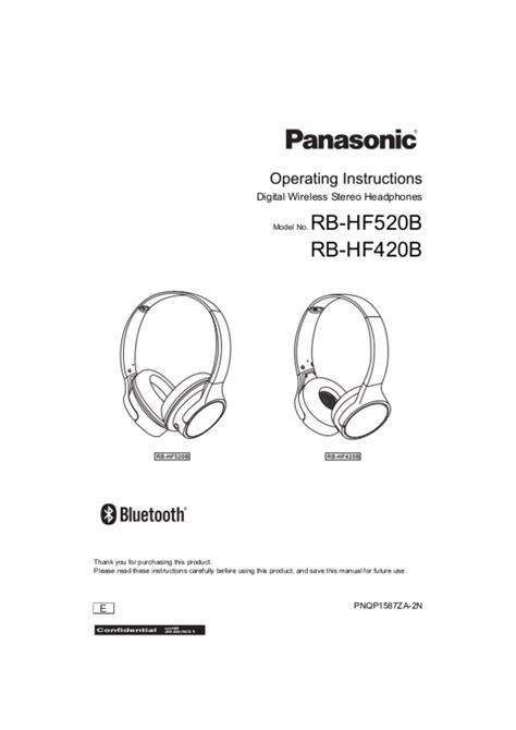 panasonic bluetooth headset user manual Epub