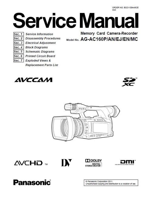 panasonic camcorder instruction manual Epub