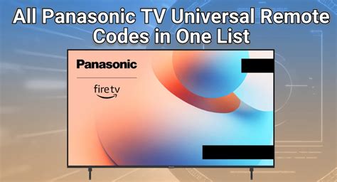 panasonic cinemavision remote codes Epub