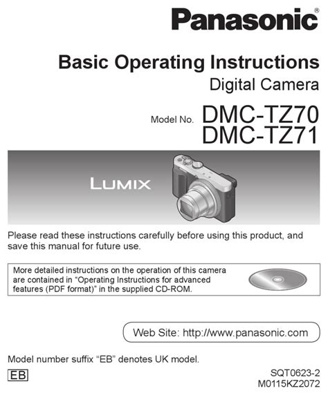panasonic dmc ls 70 oparating manual PDF