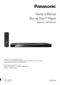 panasonic dmp bdt220 user manual Reader