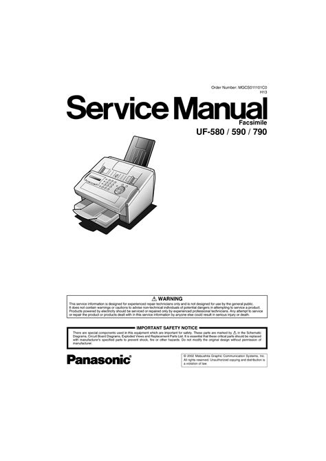 panasonic fax machine manual Epub