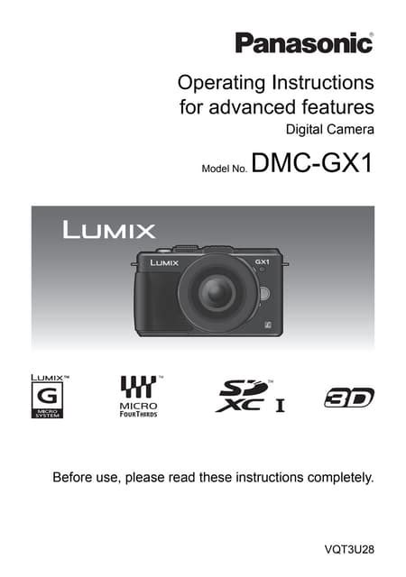 panasonic gx1 user guide Doc