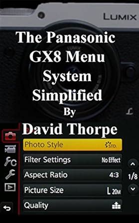 panasonic gx8 menu system simplified Doc