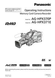 panasonic hd camcorder user manual Doc