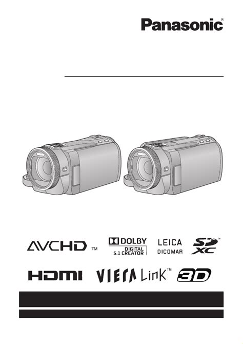 panasonic hdc tm900 user manual PDF