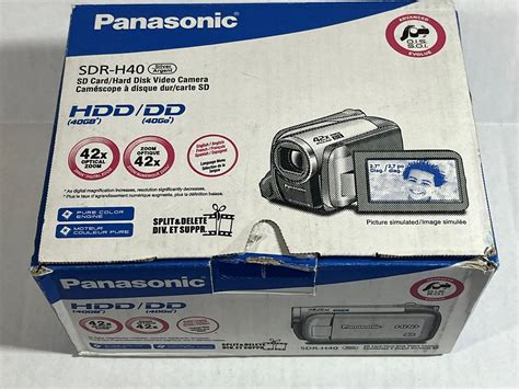 panasonic hdd camcorder sdr h40p manual PDF