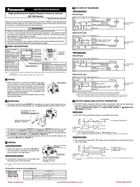 panasonic instruction manual download Epub