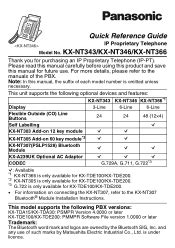 panasonic kx nt346 user guide Kindle Editon