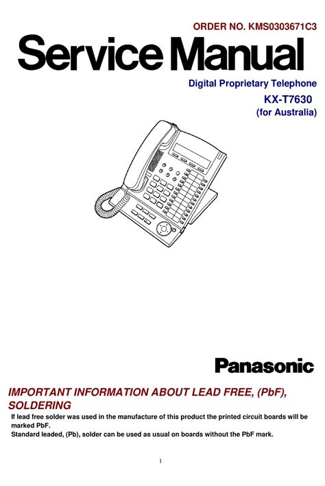 panasonic kx t7630 manual change name PDF