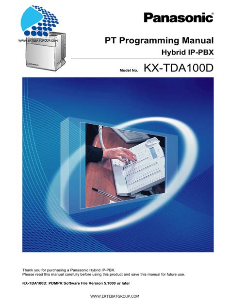 panasonic kx tda100d programming manual Epub