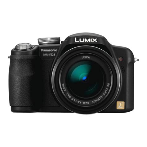 panasonic lumix dmc fz28 operating instructions PDF