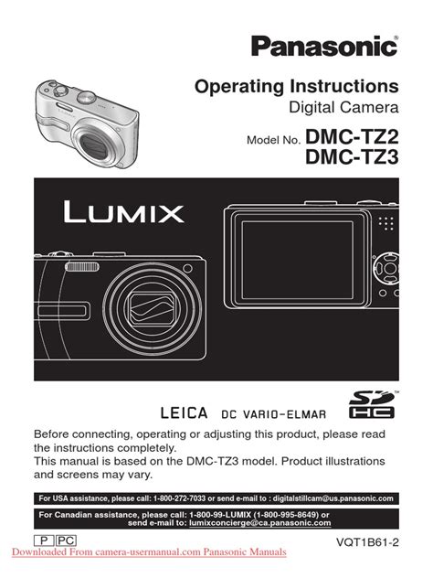 panasonic lumix dmc tz2 manual PDF