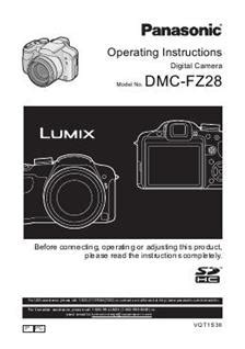 panasonic lumix fz28 user manual Doc