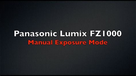 panasonic lumix tutorial manual Epub
