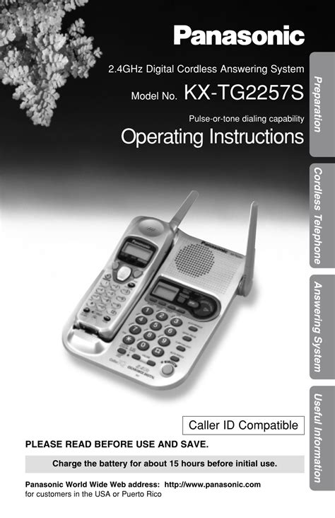 panasonic phone instruction manual Epub