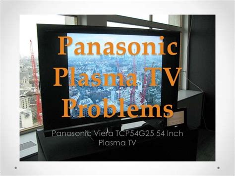 panasonic plasma tv problems 2012 Epub